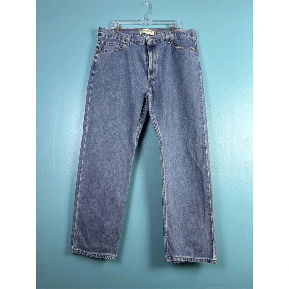 VTG Levi's 505 Men 40x32 Blue Regular Straight Leg Y2K 00's Denim